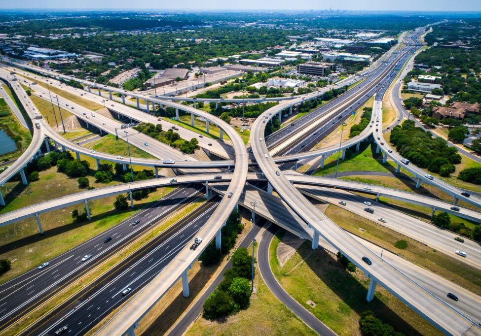 Highway,183,And,Mopac,Expressway,Interstate,Highway,Interchange,Overpass,Turn